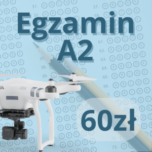 Grafika przedstawiająca produkt egzamin A2 na drona